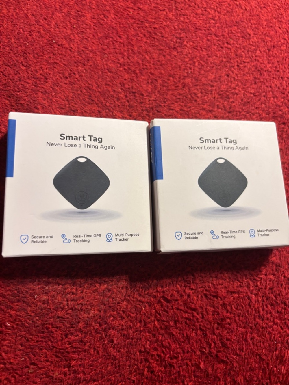 Smart Tag Bluetooth GPS Tracker - Black - Secure Multi-Purpose Tracker